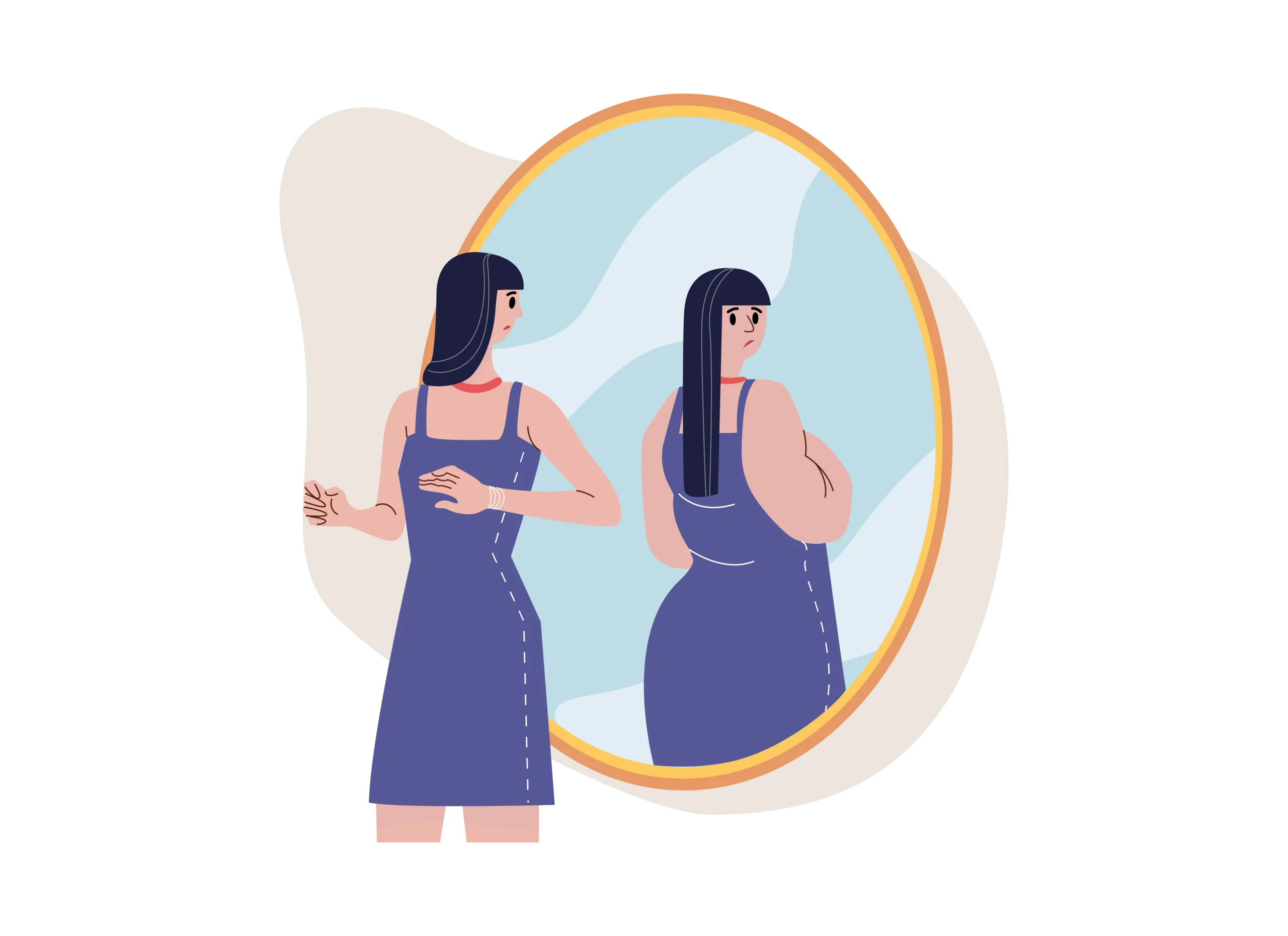 No me gusta como me veo